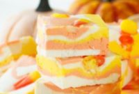 Tri-Color Candy Corn Fudge