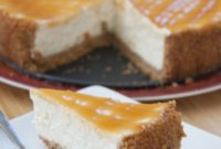 Espresso Caramel Swirl Cheesecake