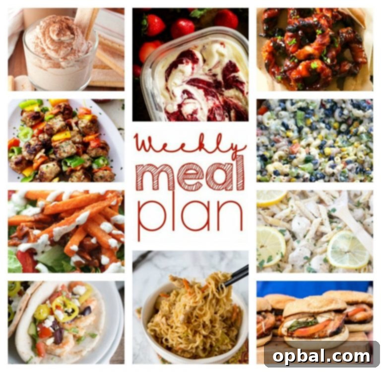 Seven Days of Delicious Dishes 2 Weekly Meal Plan {Week 57} – ten food bloggers providing you with a full week of recipes including dinner, sides dishes, and desserts!