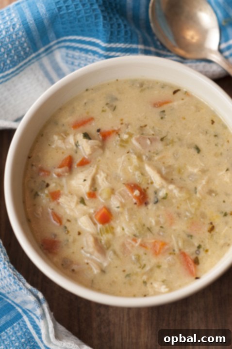 Panera-Style Chicken and Wild Rice Soup 3 Copycat Panera Chicken & Wild Rice Soup recipe is simple, hearty, creamy, and tastes just like my favorite soup at Panera Bread! It's comfort food in the cold weather but light enough for the spring and summer months.