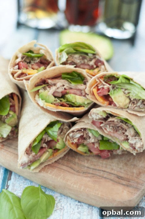 Week 109 Meal Planning Guide 2 If you need an easy, healthy lunch or dinner idea, these 15 Minute Avocado Caprese Chicken Wraps are loaded with balsamic vinaigrette-marinated chicken, avocado, and veggies!