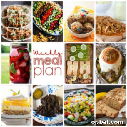 Week 109 Meal Planning Guide 3 Weekly Meal Plan {Week 109} – 10 great food bloggers bringing you a full week of recipe ideas for your family. The recipes include dinners, side dishes, and desserts!