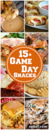 Your Winning Lineup: 15+ Game Day Snacks 3 15+ Perfect Game Day Snacks for your next football party! It's all about the yummy, cheesy appetizers when watching the game!
