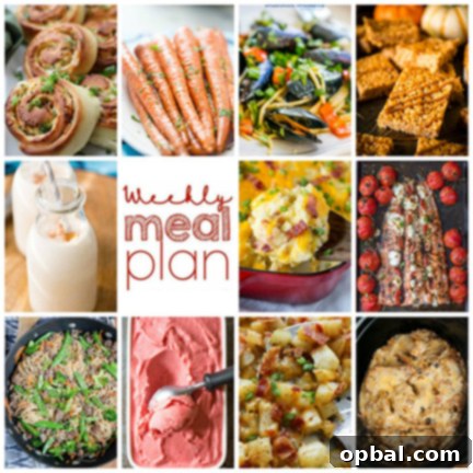 Your Weekly Menu Week 116 3 Weekly Meal Plan {Week 116} – 10 great bloggers bringing you a full week of recipes including dinner, side dishes, and desserts! Simplify your week with diverse family-friendly recipes.