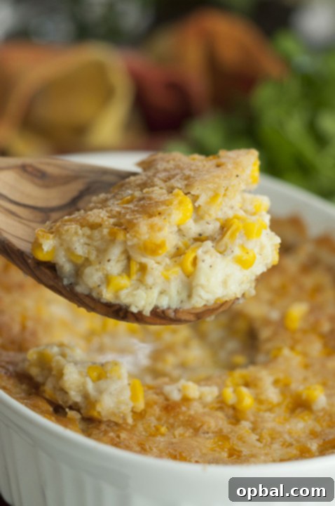 Grandma's Classic Creamed Corn Bake 2 This easy Old-Fashioned Creamed Corn Casserole recipe is a comforting, savory holiday side dish, just like Grandma used to make!
