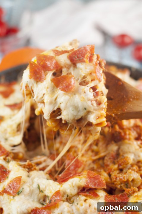 Curated Meals for Week 120 2 One Pan Pizza Pasta Casserole {Wishes & Dishes}