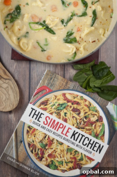 Creamy Chicken Alfredo Tortellini Soup 3 Comforting Chicken Alfredo Tortellini Soup recipe where the flavors blend together so well everyone will be begging for seconds! The Parmesan Alfredo sauce is the special ingredient that makes this hearty soup rich and creamy.
