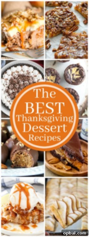 Thanksgiving's Sweetest Treats 2 The BEST Thanksgiving Dessert Recipes is a collection of the most delicious holiday sweets including pumpkin cake, pumpkin cheesecake, chocolate pie, apple pie and pecan pie!