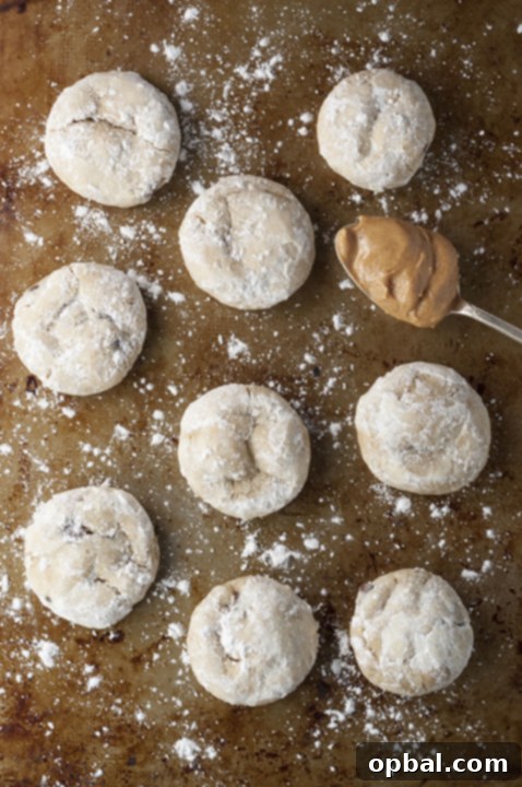 Melt-in-Your-Mouth Peanut Butter Chocolate Crinkle Cookies 3 Peanut Butter Chocolate Soft & Chewy Crinkle Cookies recipe loaded with peanut butter and chocolate chips are your new favorite holiday Christmas cookie to add to your dessert tables!