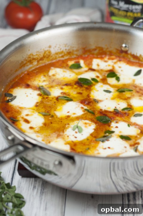 Classic Tomato Ravioli 5 This Ravioli al Pomodoro recipe is an easy Italian one skillet meal made with San Marzano tomatoes, fresh mozzarella cheese, and absolutely packed with flavor! This dinner is restaurant-quality!