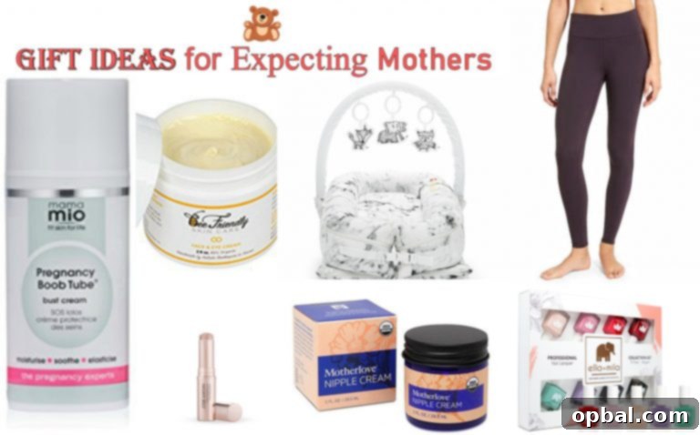 Thoughtful Presents for Moms-to-Be 2 Thoughtful and essential gift ideas for expecting mothers, including practical and pampering presents for moms-to-be