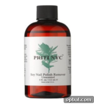 Thoughtful Presents for Moms-to-Be 9 Priti Soy Nail Polish Remover that is all-natural and biodegradable.