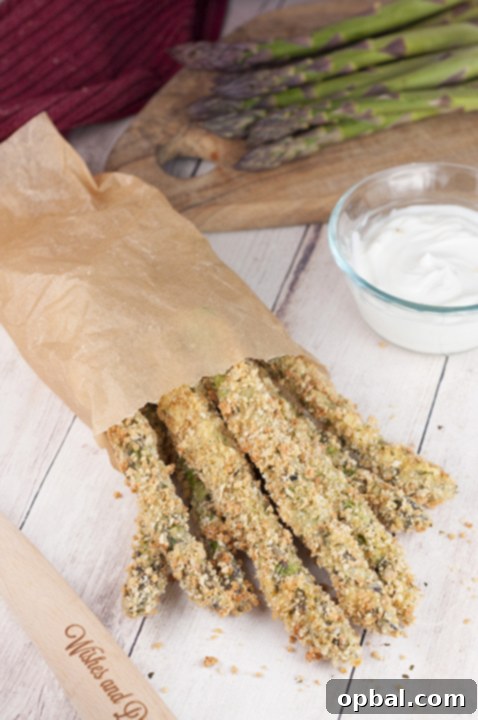Parmesan-Crusted Asparagus Sticks with Zesty Lemon Dip 4 Simple Crispy Baked Parmesan Asparagus Fries with Creamy Lemon Dipping Sauce offers a healthy and delicious alternative to deep-fried snacks, perfect for family meals or entertaining guests.