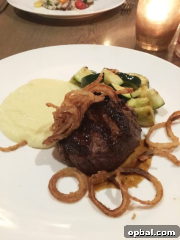 Latest Pregnancy News and Our Babymoon Getaway 11 Filet Mignon Delmonte Spa Lodge Hotel Review Erie Grill Babymoon
