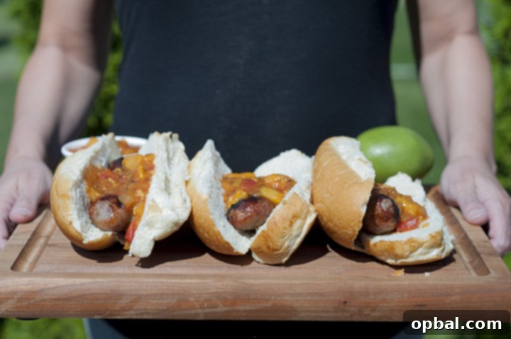 Beer Infused Brats and Zesty Mango Lime Salsa 7 Easy Grilled Beer Brats with Mango Lime Salsa is a hearty, delicious meal made right on the grill for Memorial Day, 4th of July, Labor day, cookouts, and all of those summer barbeques!