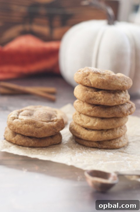 Easy, Soft, fluffy Pumpkin Snickerdoodles recipe perfect for fall baking