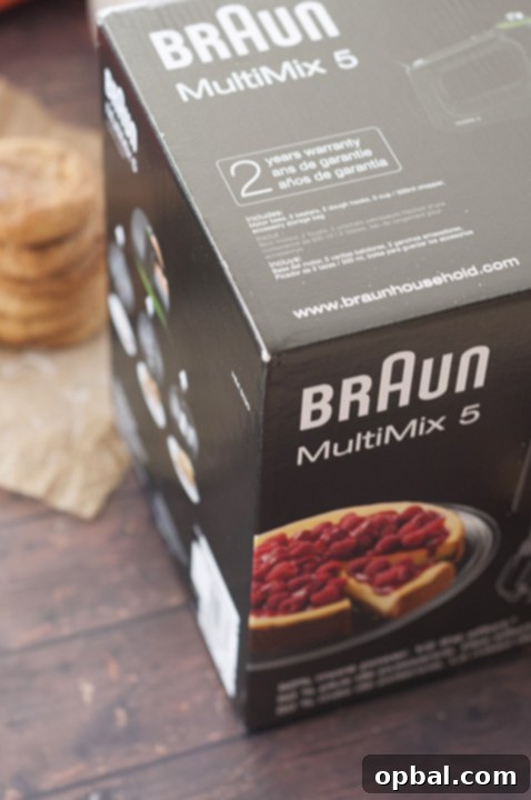 Preparing the dough for Easy, Soft, fluffy Pumpkin Snickerdoodles using a Braun MultiMix 5 hand mixer.