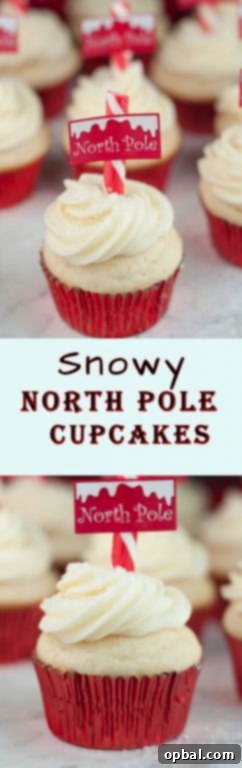 Arctic Snowflake Cupcakes 10 Snowy North Pole Cupcakes for Christmas, a fun and creative holiday dessert for potlucks and kids