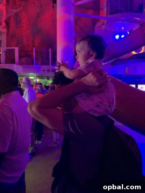 Baby on Board Your Guide to a Family Cruise 13 Aqua show on board Royal Caribbean Symphony of the Seas cruise.