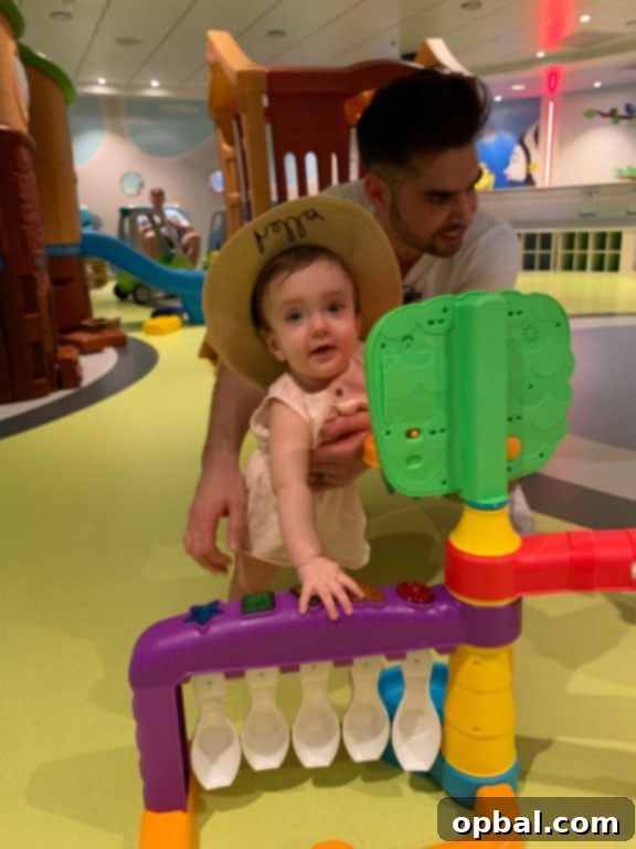 Baby on Board Your Guide to a Family Cruise 15 Play area for babies on board Royal Caribbean Symphony of the Seas cruise.
