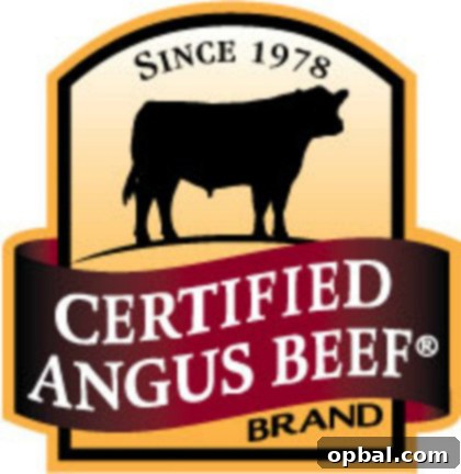 Sizzling Flank Steak Tacos with Cool Avocado and Bright Cilantro Lime Crema 9 Certified Angus Beef brand logo, symbolizing quality and premium beef products.