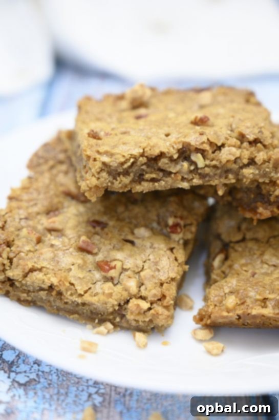 Buttery Pecan Toffee Bars 2 Delicious Pecan Toffee Bars for the holidays, a perfect dessert platter addition and edible gift idea.