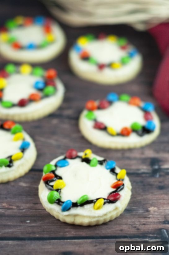Twinkling Christmas Light Cookies 4 Homemade Christmas Light Bulb Cookies offer a delightful holiday tradition, easy to decorate with simple frosting and candy, bypassing complex royal icing.