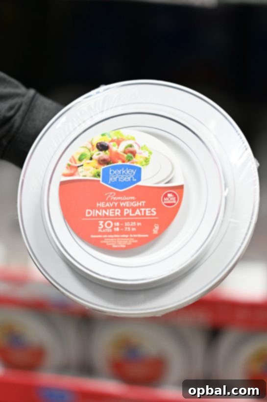 Elevate Your Holiday Entertaining with BJ's 19 Plastic plates bought at BJ's Wholesale Club
