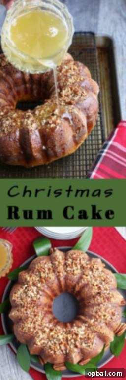 Holiday Spirit Rum Cake 15 A dynamic, eye-catching visual summary of the delicious Bacardi rum cake, emphasizing its appeal and ease of preparation.