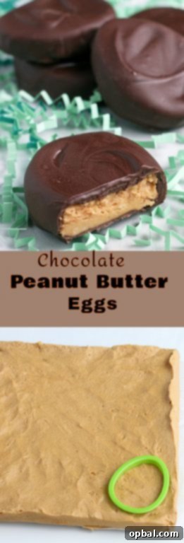 Decadent Chocolate Peanut Butter Eggs 17 Making peanut butter eggs is easy and fun! This is a great recipe for peanut butter eggs that even kids can make! If you like Reese’s Eggs you should try this homemade chocolate peanut butter eggs recipe, it’ll blow your mind!