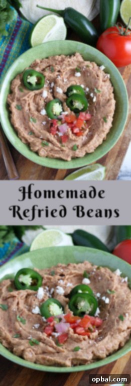 Refried Beans From Scratch 12 Authentic Homemade Refried Beans recipe that is so good you will never go back to store-bought! These beans are better than you get at a Mexican restaurant!