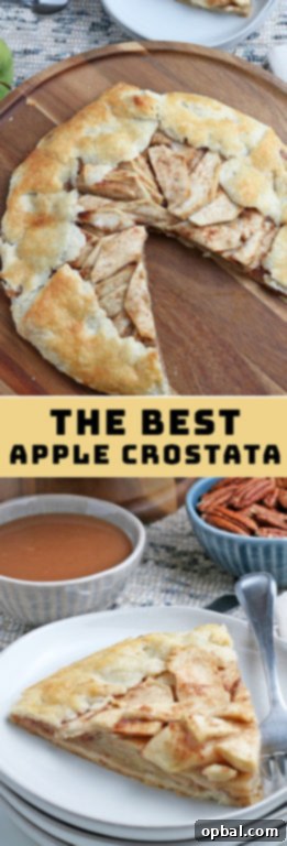Rustic Apple Tart 18 A final, tempting image of the finished apple crostata, a rustic tart that is the best new way to enjoy your favorite fall fruit.