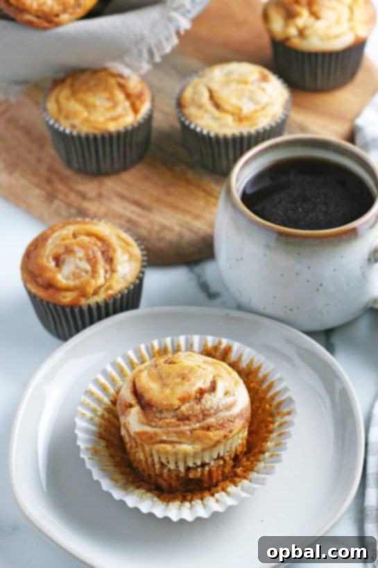 Spiced Pumpkin Cream Cheese Swirl Muffins 17 Easy-to-make Pumpkin Cream Cheese Swirl Muffins, a delightful treat for breakfast, snack, or dessert.