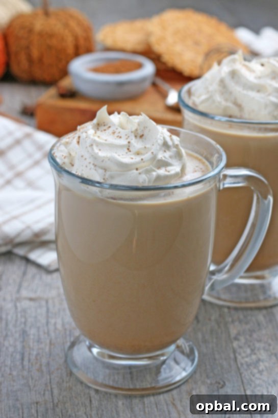 Cozy Autumn Pumpkin Spice Latte 10 This Homemade Pumpkin Spice Latte recipe is a coffee drink made with a mix of traditional autumn spice flavors. The combination of coffee with baking spices like cinnamon is the perfect fall drink!
