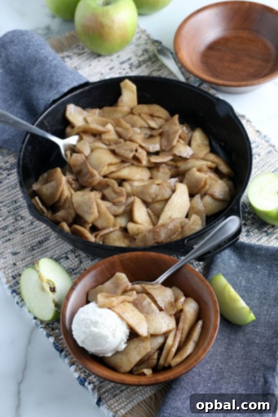 Caramelized Apple Slices 2 Easy Fried Apples are fresh apple wedges cooked up in butter, sugar and cinnamon until soft and browned. An easy side dish or dessert option for the fall that always gets rave reviews!