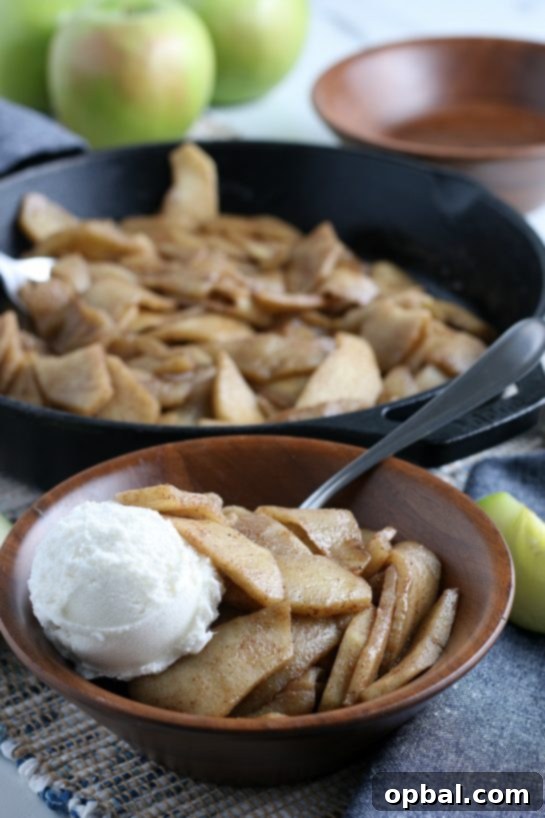 Caramelized Apple Slices 5 Easy Fried Apples are fresh apple wedges cooked up in butter, sugar and cinnamon until soft and browned. An easy side dish or dessert option for the fall that always gets the best reviews!