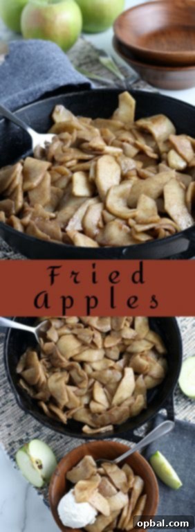 Caramelized Apple Slices 9 Easy Fried Apples are fresh apple wedges cooked up in butter, sugar and cinnamon until soft and browned. An easy side dish or dessert option for the fall or Thanksgiving that always gets rave reviews!
