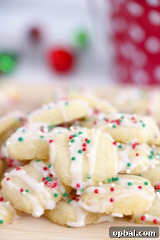 Merry Little Sugar Cookies 17 The finished frosted Christmas Sugar Cookie Bites recipe