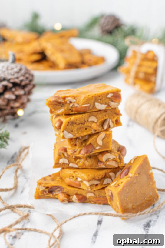 Quick Microwave Peanut Brittle 2 Golden brown Microwave Peanut Brittle recipe is the perfect sweet & salty treat for the holidays with the perfect crunch and sheen! A great edible gift for Christmas!