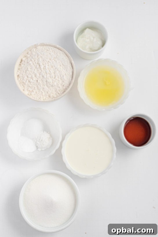 New Years Eve Bubbly Cupcakes 8 Ingredients needed to make the Champagne Cupcakes recipe