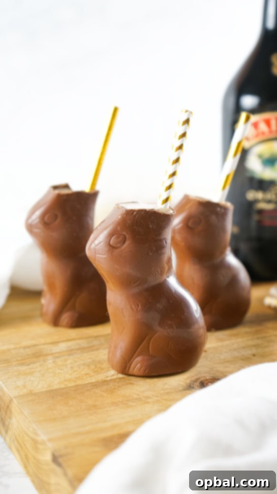 Bailey's Hoppy Chocolate Dream 9 Photo of Bailey’s Chocolate Bunny Cocktail recipe ready to be served for a party