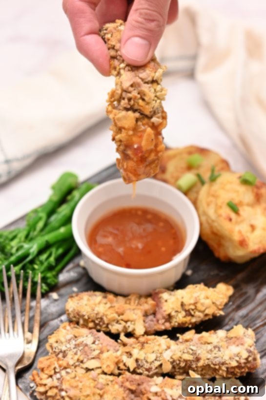 Crispy Idaho Finger Steaks with Sweet Country Dip 4 Crispy deep-fried Idaho finger steaks ready for dipping in Country Sweet Sauce, cocktail sauce, or ranch dressing.