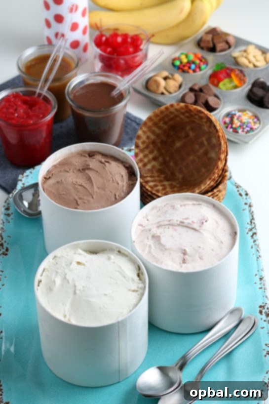 Sundae Creation Station 2 Elevate any event with a DIY Ice Cream Sundae Bar! Perfect for birthdays, graduations, or casual gatherings. Create unforgettable sweet memories on a budget.