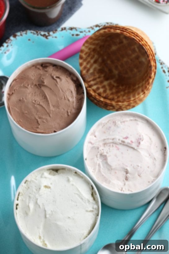 Sundae Creation Station 6 Plan an amazing Ice Cream Sundae Bar or ice cream social party for any celebration. Perfect for birthdays, graduations, or a fun weekend gathering with friends.