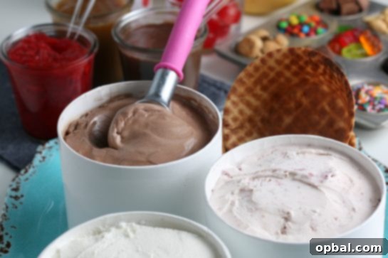 Sundae Creation Station 10 Build your own Ice Cream Sundae Bar or ice cream social party for any celebration. Perfect for birthdays, graduations, or a fun Saturday with friends!