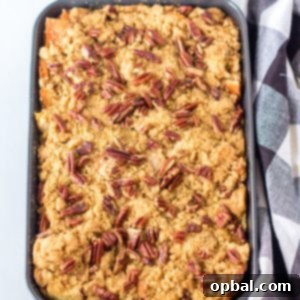 Spiced Sweet Potato French Toast Bake 14 Sweet Potato French Toast Casserole, a delightful holiday breakfast or side dish.