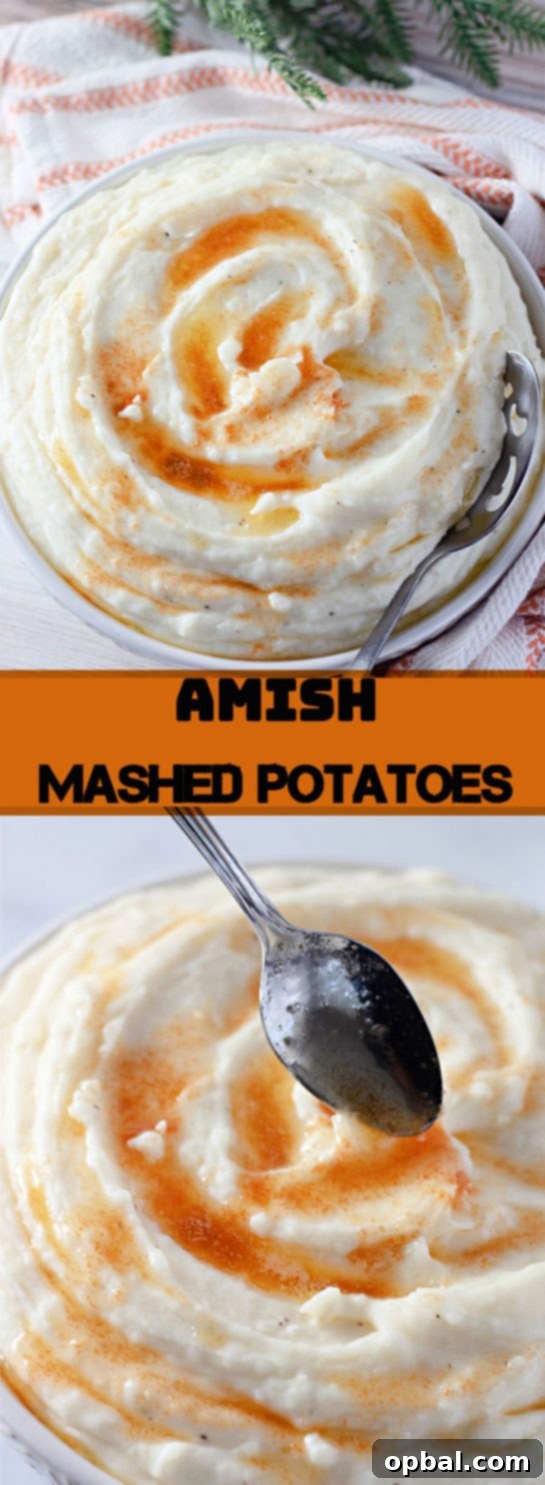 Amish Country Mashed Potatoes 16 Traditional, country creamy Amish Mashed Potatoes will be your favorite mashed potatoes ever and best Thanksgiving or Christmas dinner side dish! The browned butter makes all the difference and these are so full of flavor!