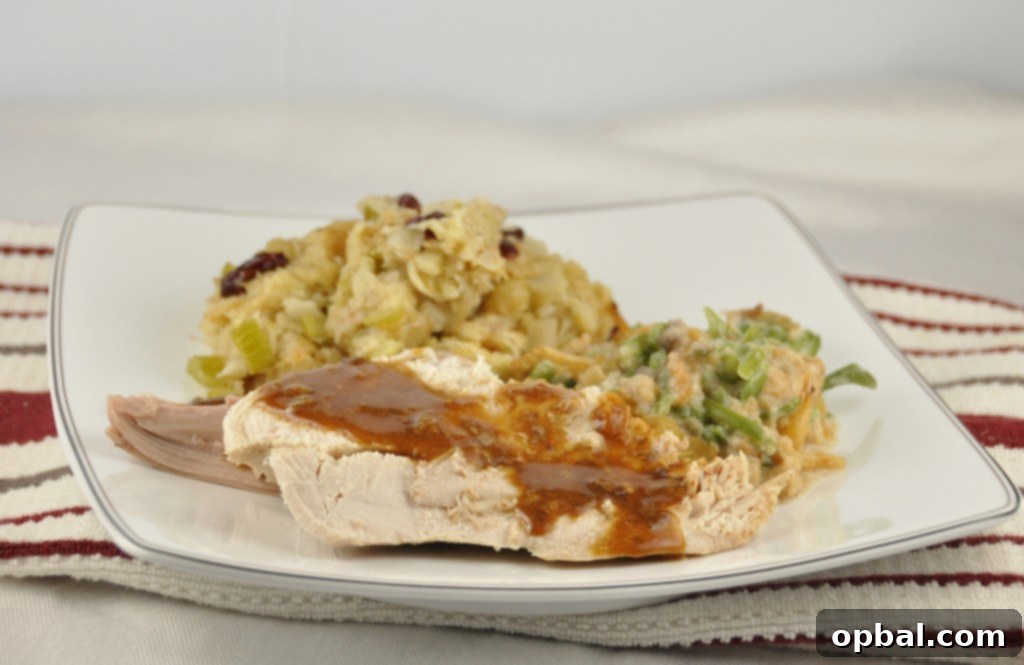 Thanksgiving Turkey with Sides Perfectly roasted Thanksgiving Turkey served with an array of delicious side dishes, ideal for a festive holiday dinner.