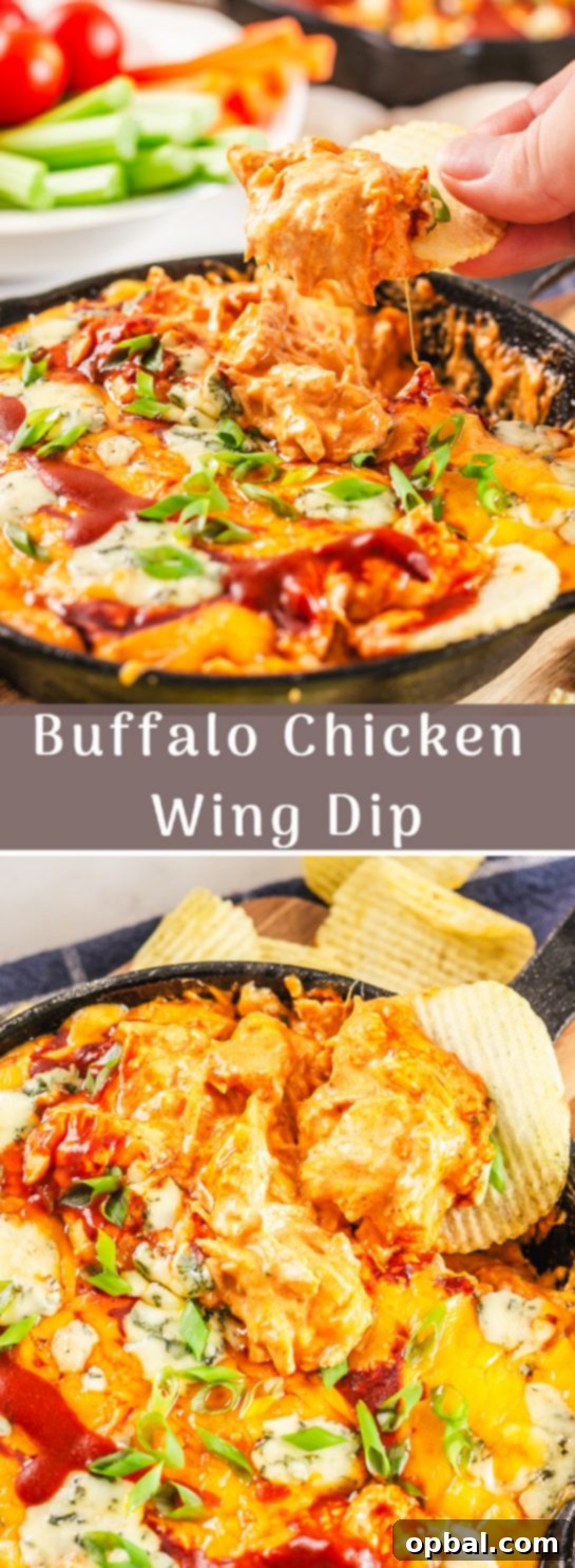 Ultimate Game Day Buffalo Chicken Dip 10 Traditional Buffalo Chicken Wing Dip recipe, simple and satisfying for any occasion.