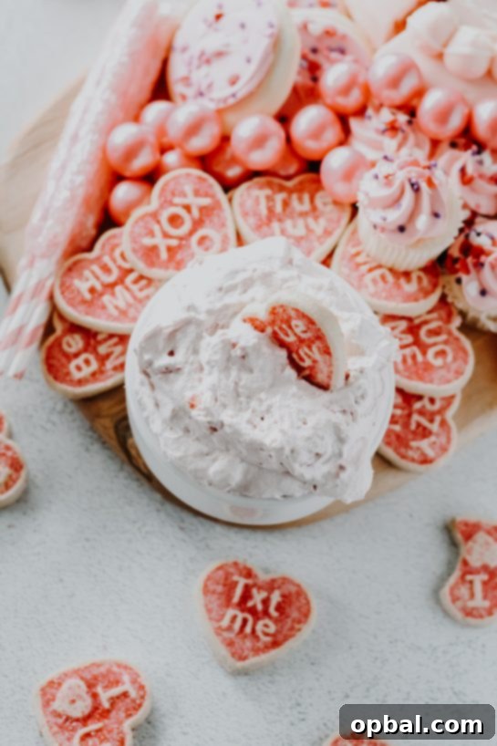 No Bake Strawberry Cake Batter Dip 11 Easy Strawberry Cake Mix Dip is one of the first dessert dip recipes I fell in love with as a child and I can never get enough of it. All you need is three simple ingredients and it's perfect for Valentine's Day, baby shower or any occasion!